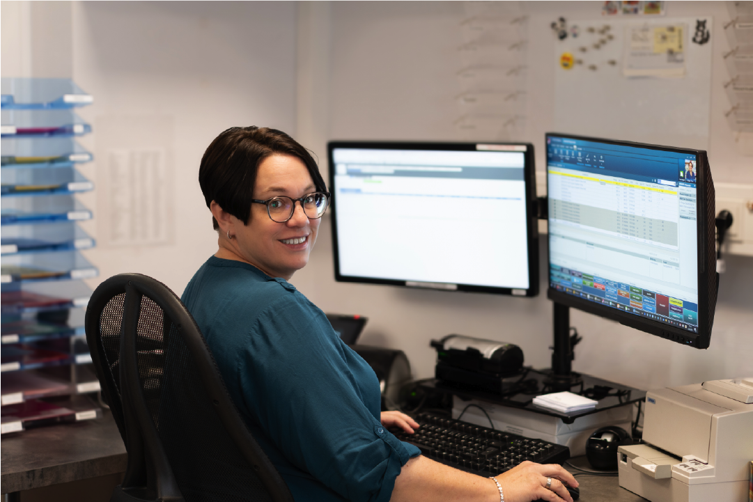 Angestellte im Heim-Rezepte-Team